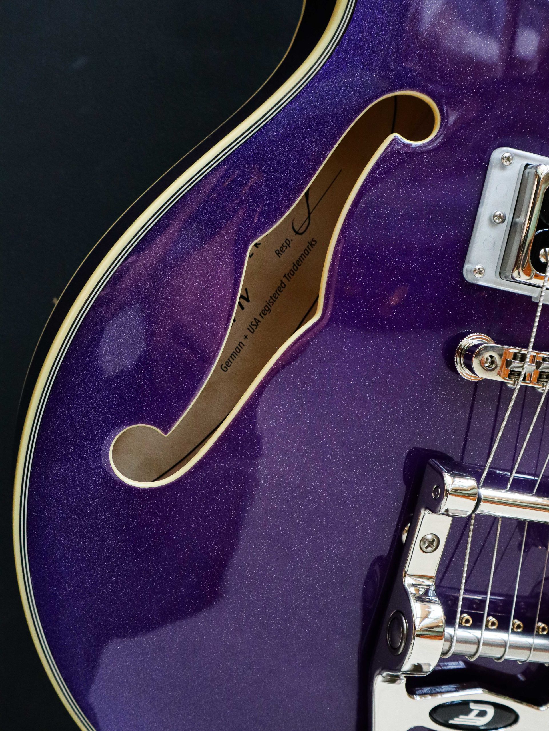 Duesenberg Starplayer TV Galaxy Purple Burst - Afbeelding 6