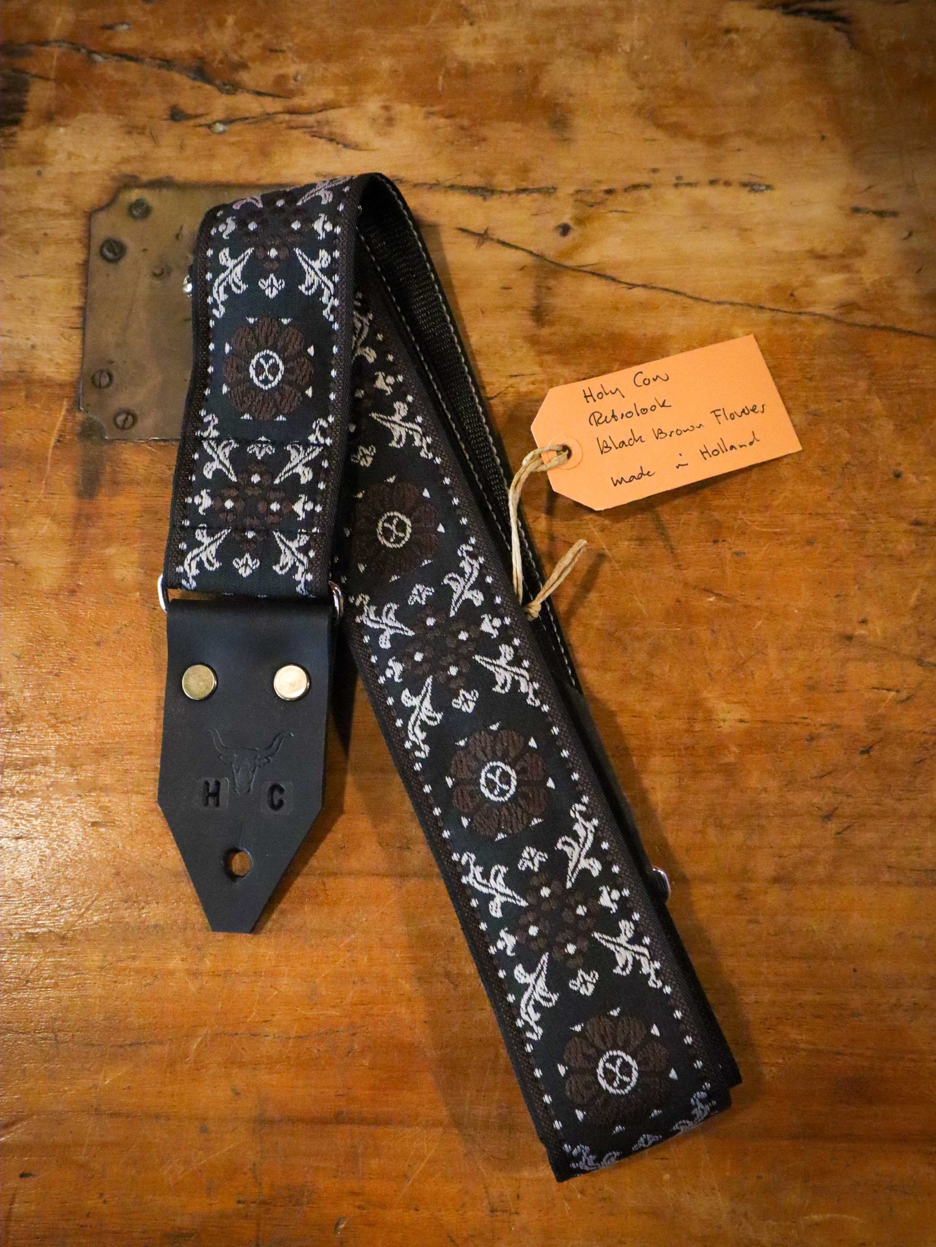 Holy Cow Black Brown Flowers