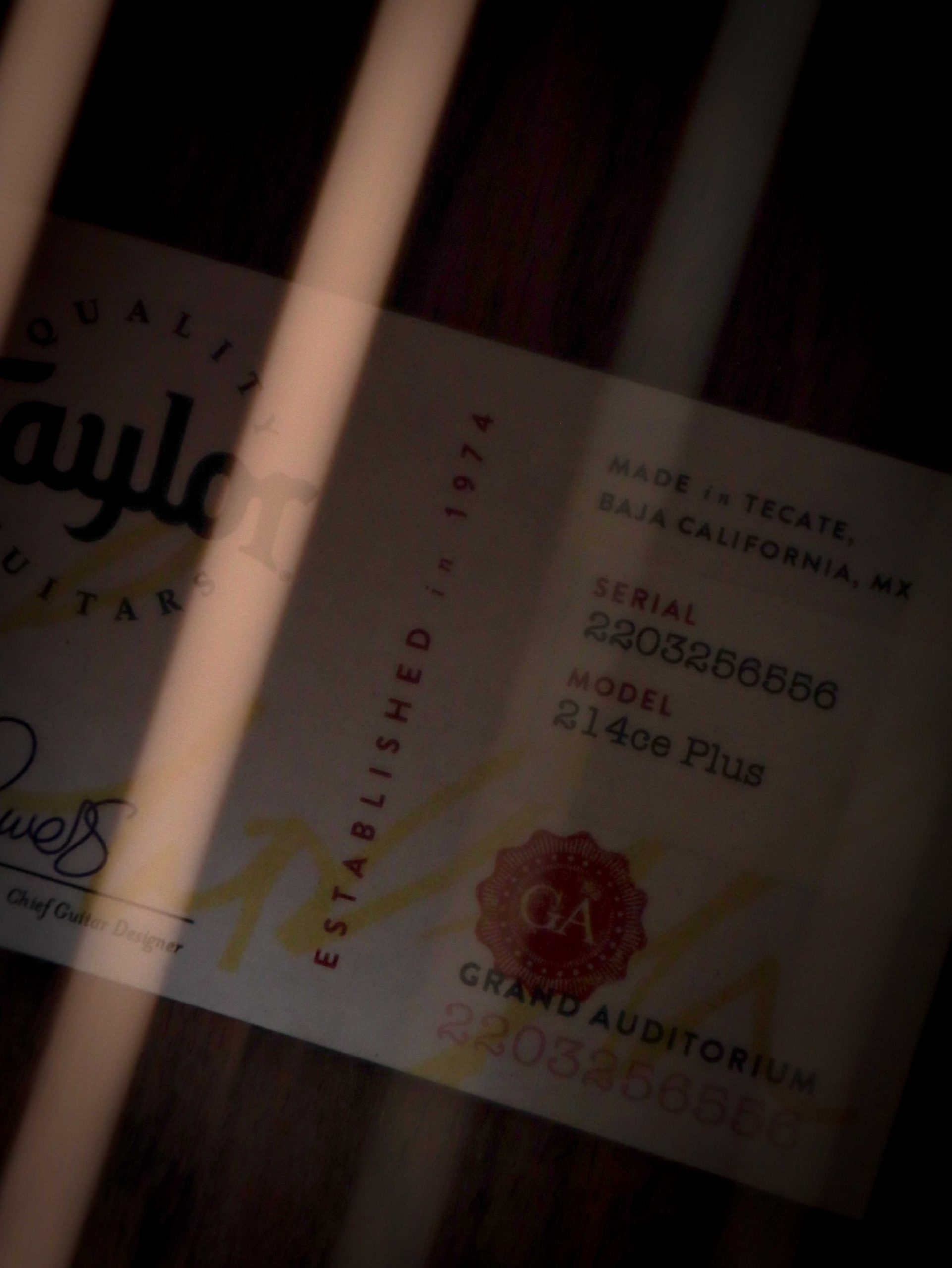Taylor 214ce Plus - Afbeelding 7