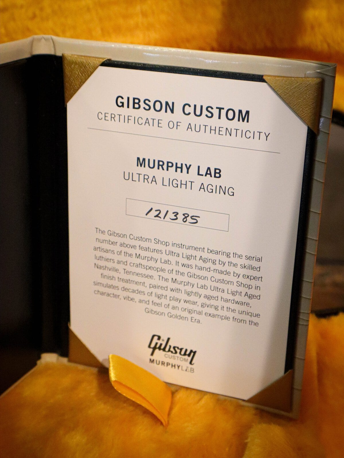 Gibson CS Murphy Lab 1964 ES-335 Reissue ULA Pre-Owned - Afbeelding 21